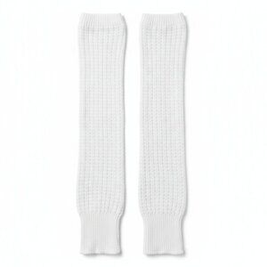 White leg warmers - Knee Leg - stretchy high OZ adulte